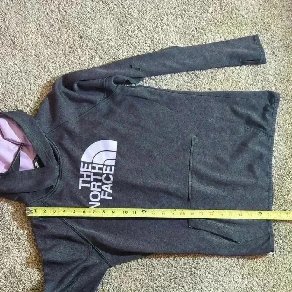 The North Face gray and purple Hoodie, large - Picture 5 of 6